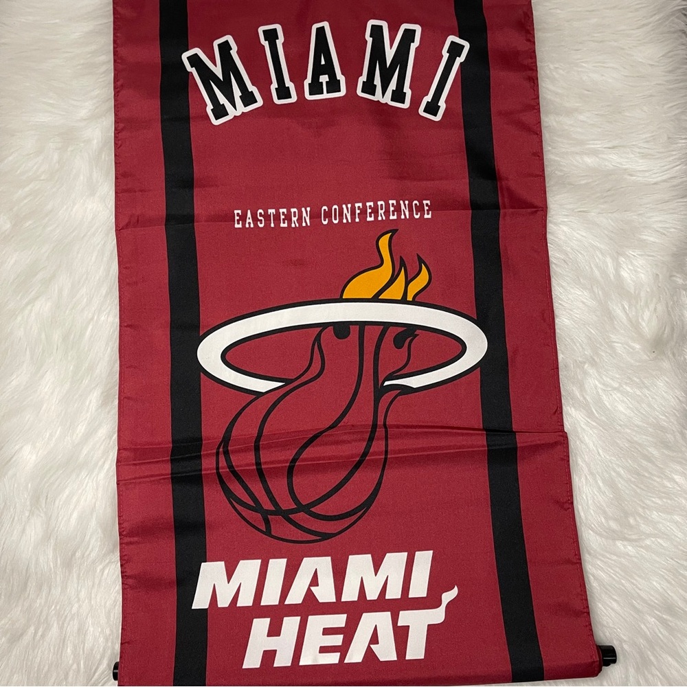 Miami Heat Eastern Conference NBA Team Banner